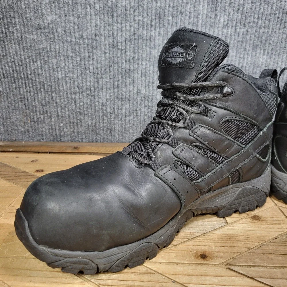 Merrell Men's 10 Wide Moab 2 Mid Tactical Response Work Composite Toe‎ J17555W